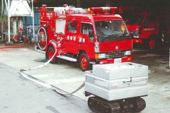 平成4年 消防車　 当時は美濃消防署に配備
