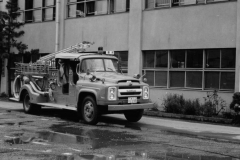 昭和46年　中濃消防組合発足当時の消防車